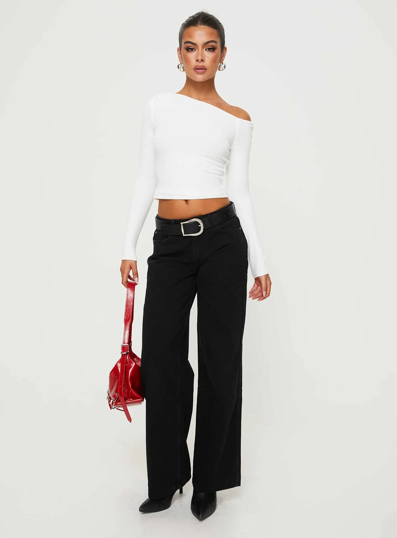 Maryanne Mid-rise Relaxed Jeans Washed Black