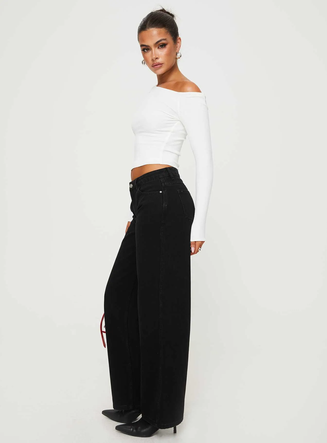 Maryanne Mid-rise Relaxed Jeans Washed Black