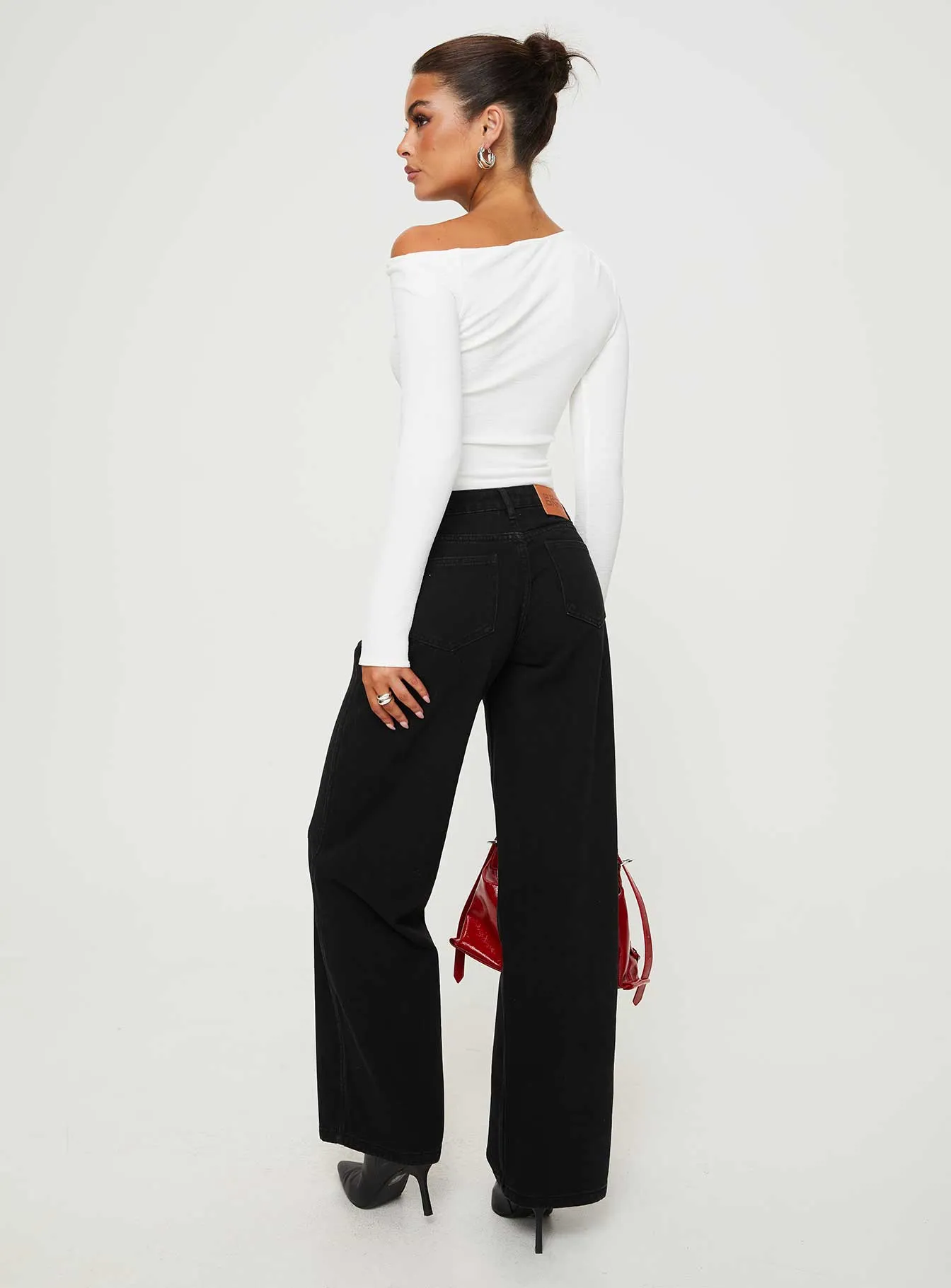 Maryanne Mid-rise Relaxed Jeans Washed Black