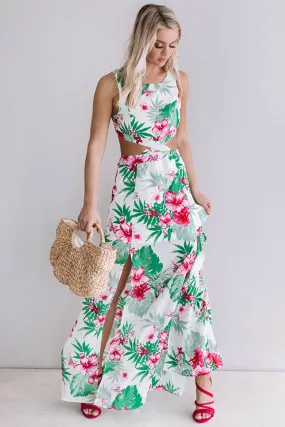 Maui Mindset Cutout Maxi in Ivory