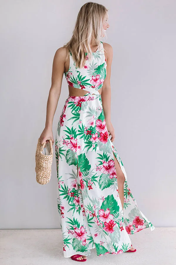 Maui Mindset Cutout Maxi in Ivory