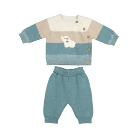 MAY Elephant Knit Sweater Top and Pant Set