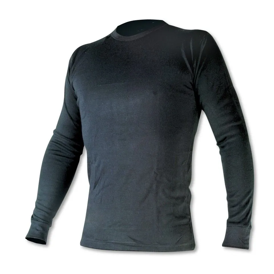 Medium Weight Merino Wool Long Sleeve Top