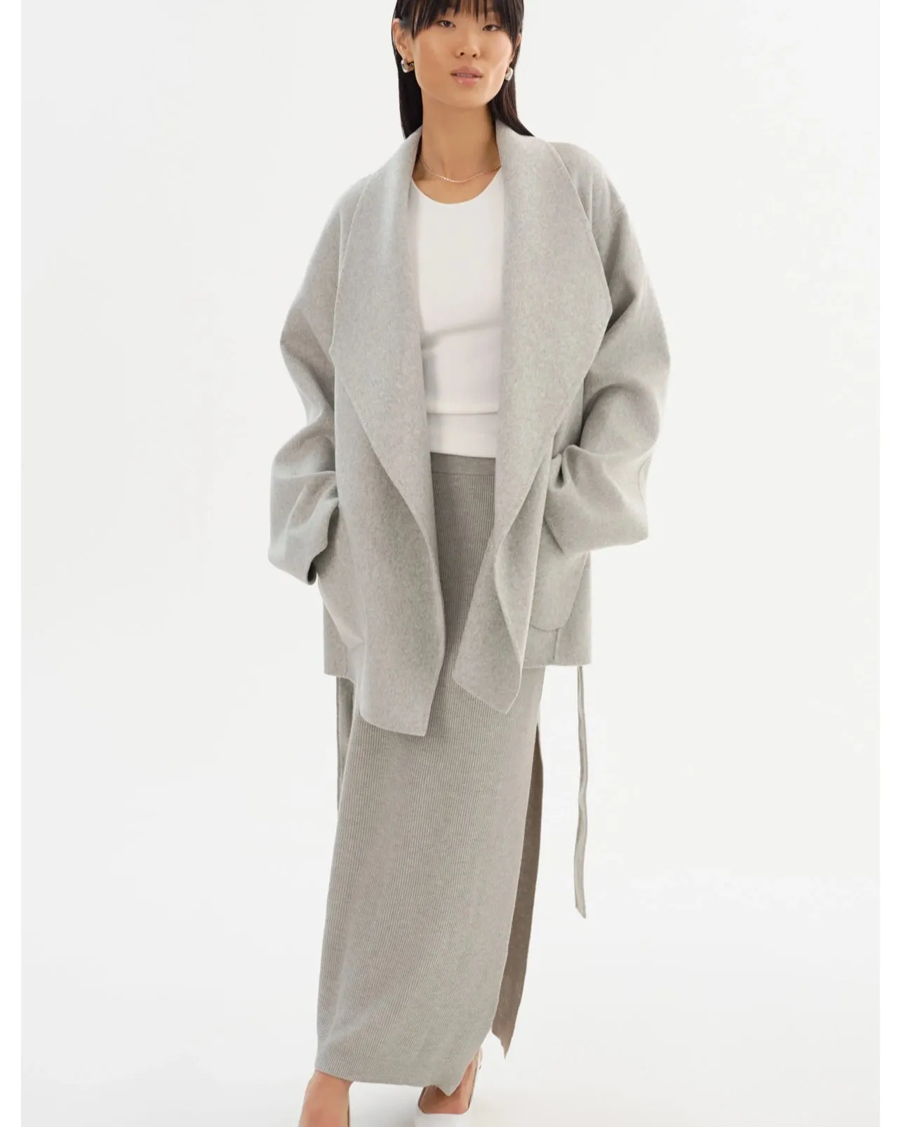 MEKIA | DOUBLE FACE WOOL COAT BY LA MARQUE