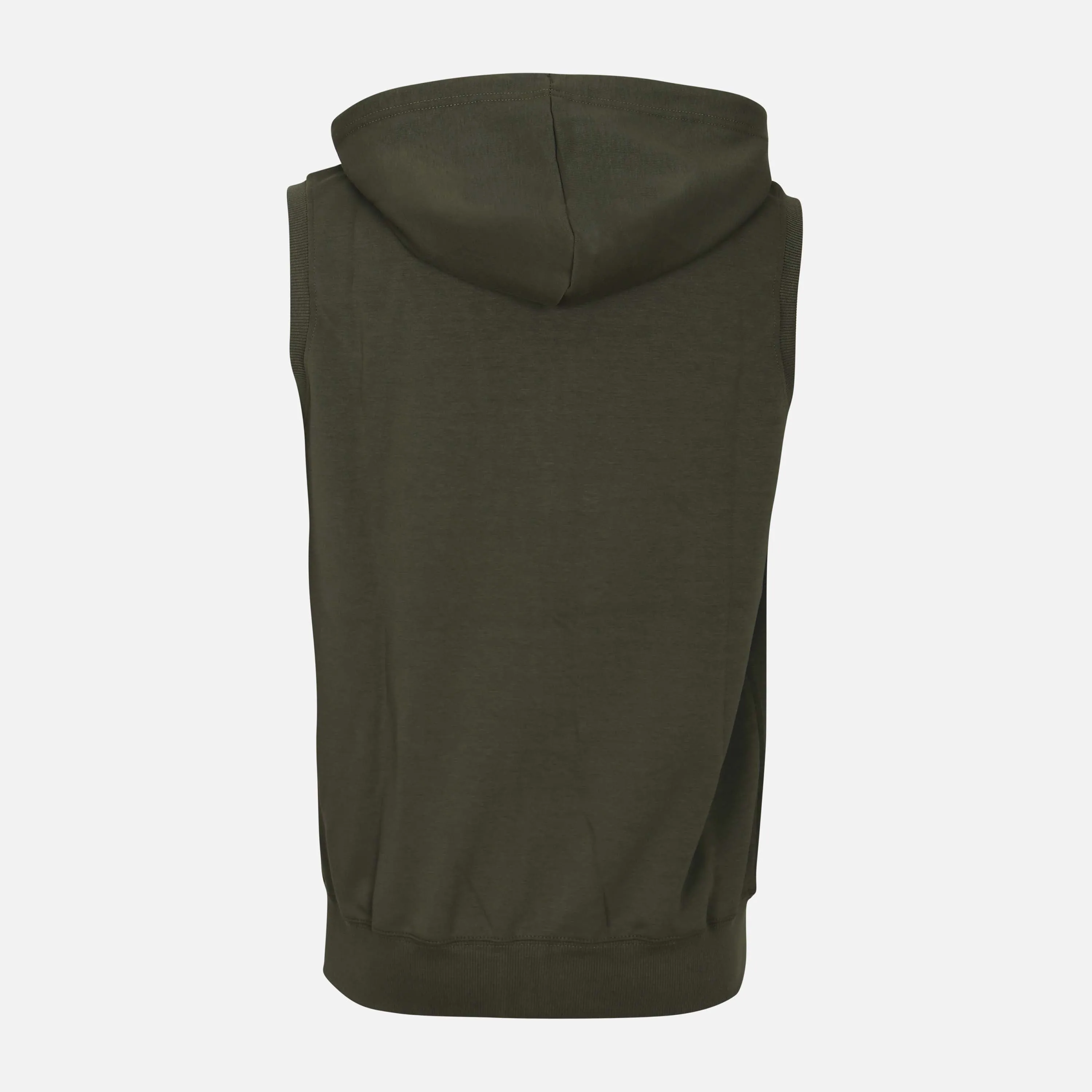 MEN REGULAR FIT VEST HOODED