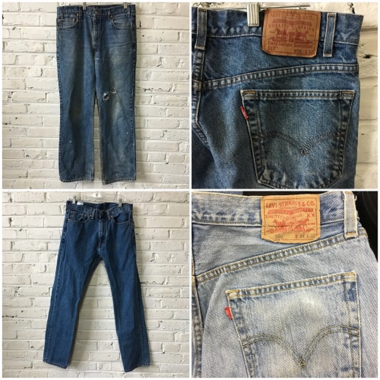 mens Levis Jeans sold by the bundle Sizes 33-36 (24 pieces)