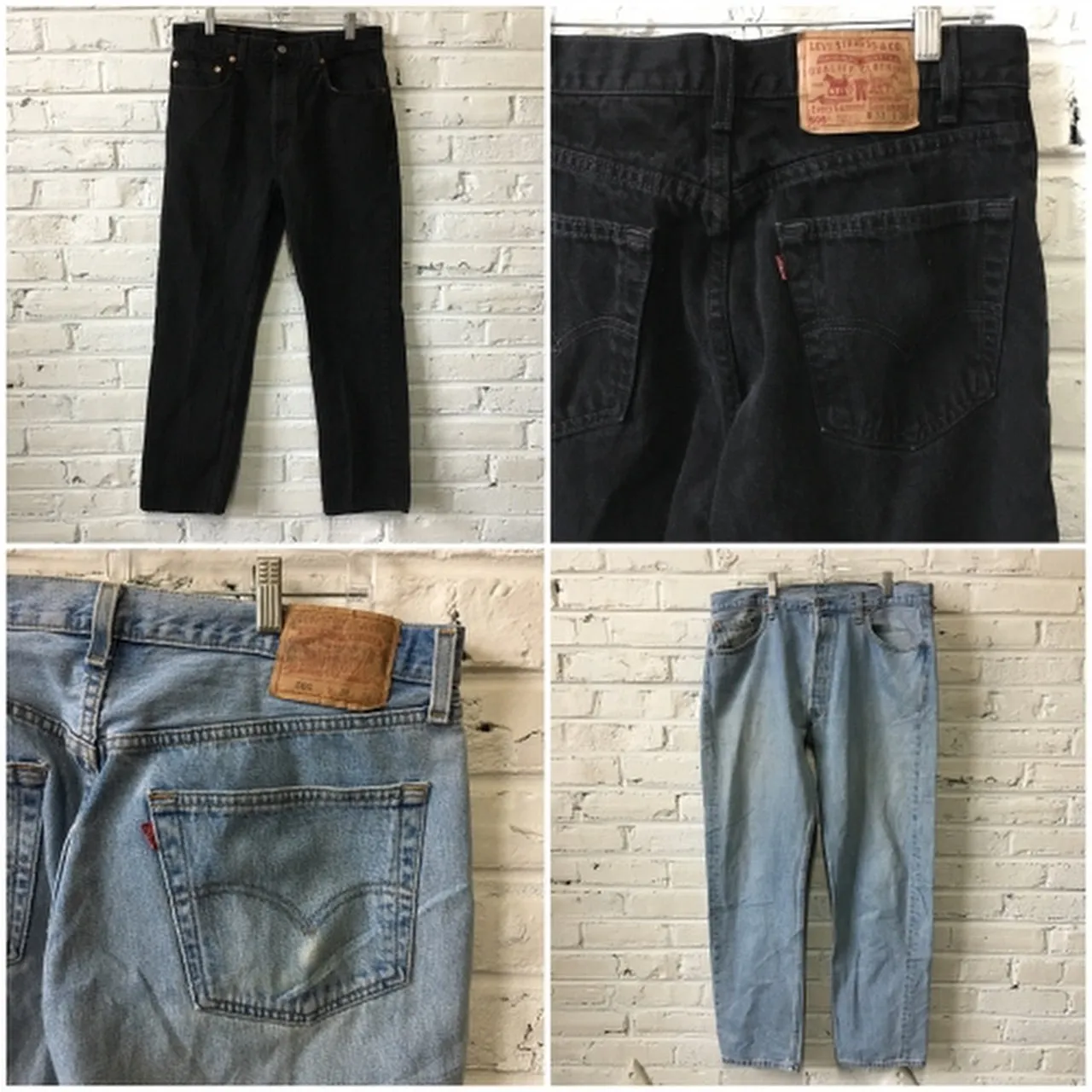 mens Levis Jeans sold by the bundle Sizes 33-36 (24 pieces)