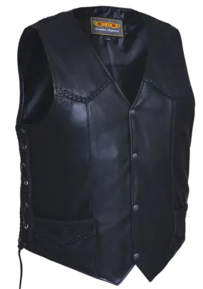 Mens PREMIUM Traditional Braided Vest