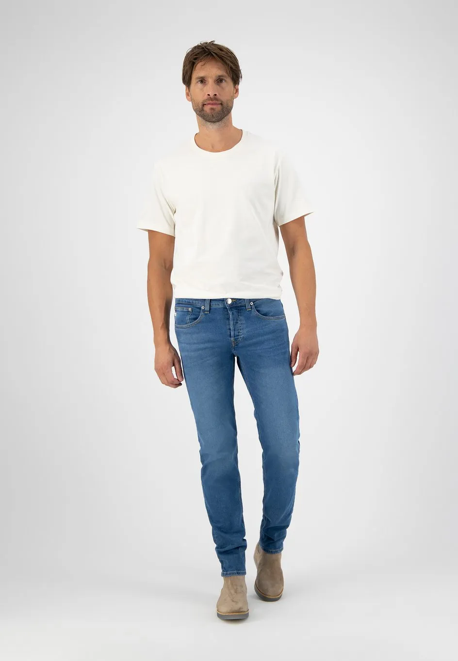MUD JEANS Regular dunn pure blue men version 1