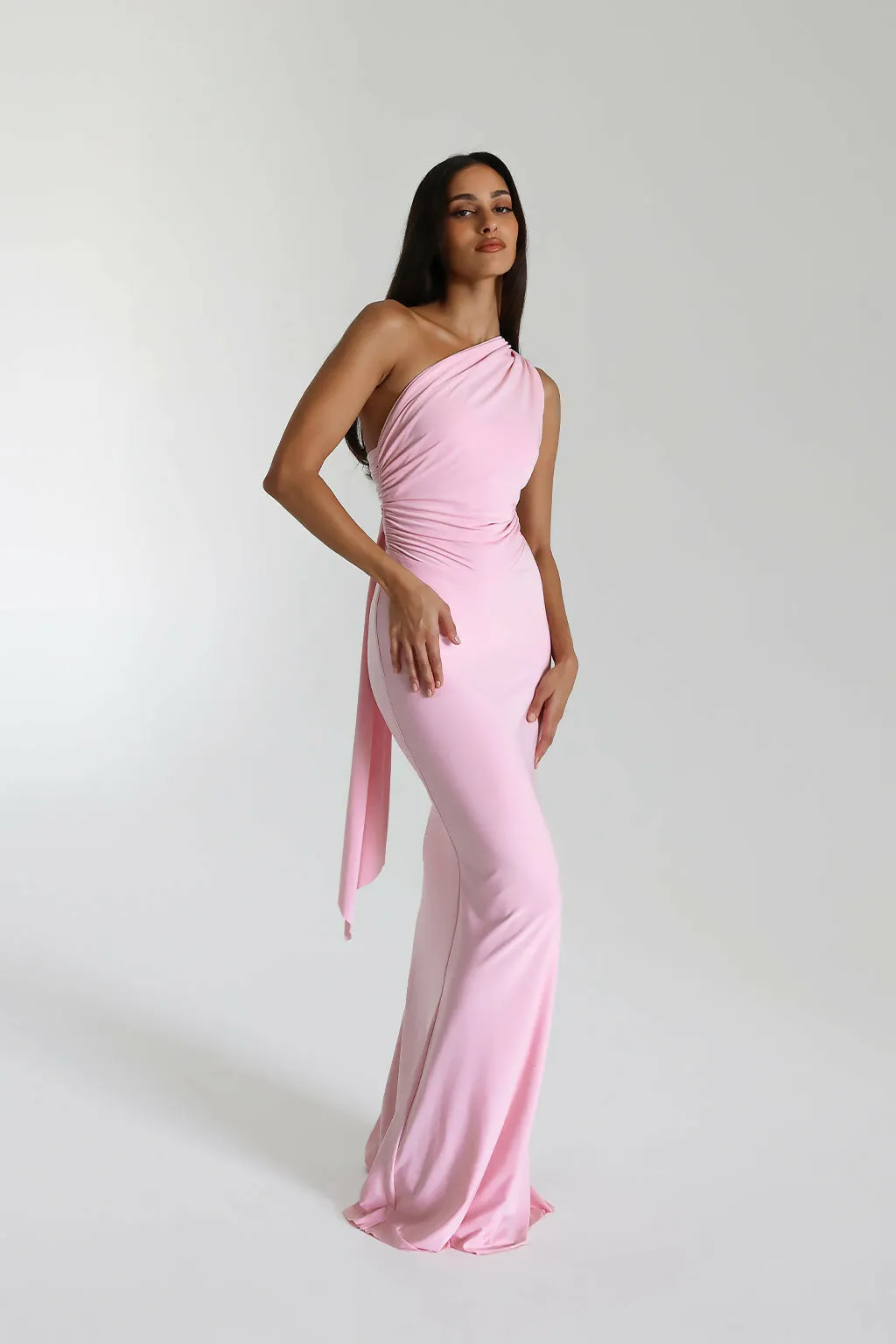 Natalie Rolt Fabienne Gown in Blossom Pink Size 1 / AU 8