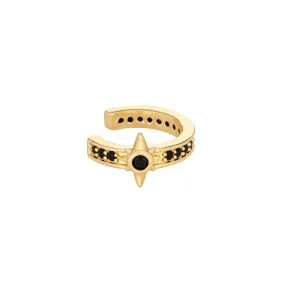 North Star Ear Cuff - Black