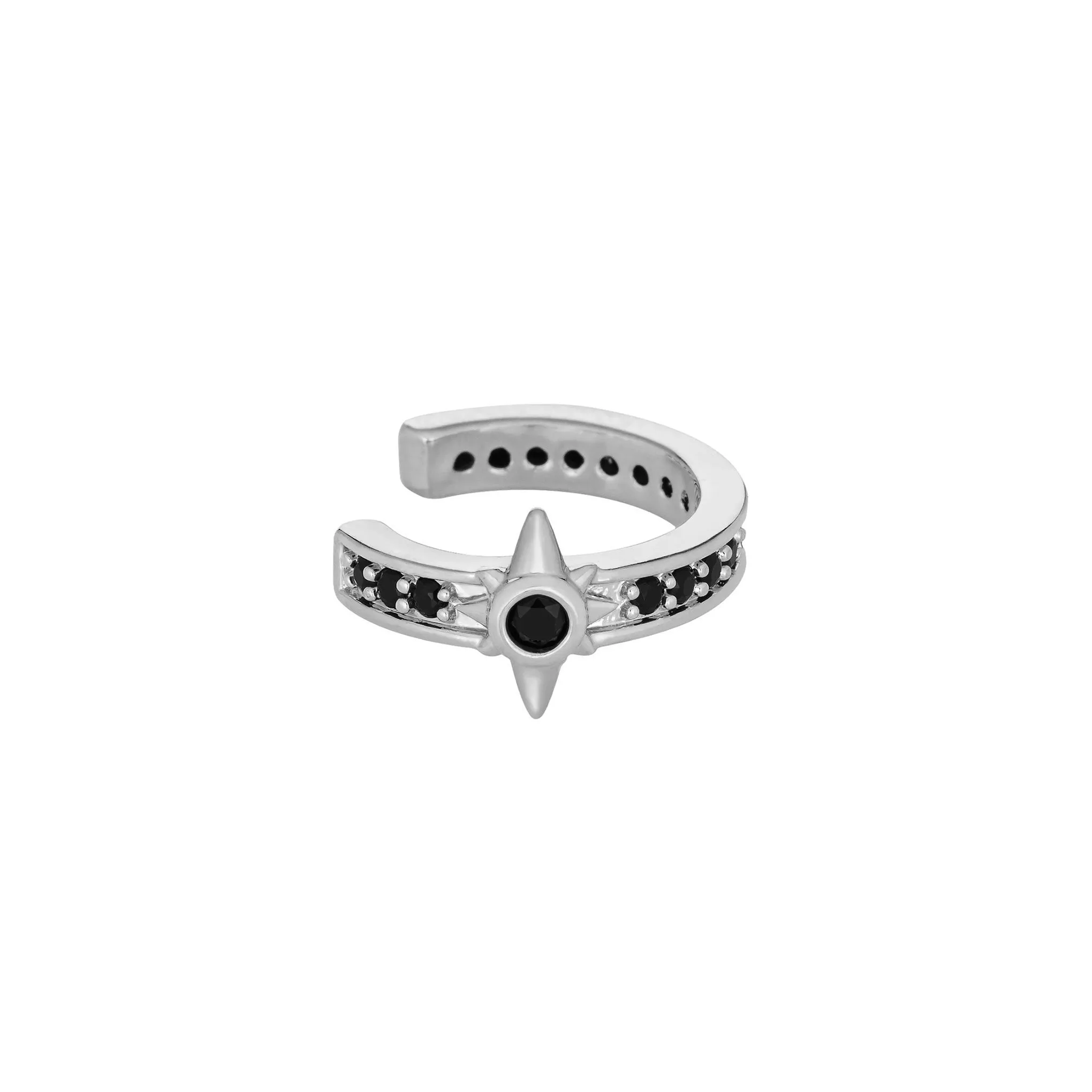 North Star Ear Cuff - Black