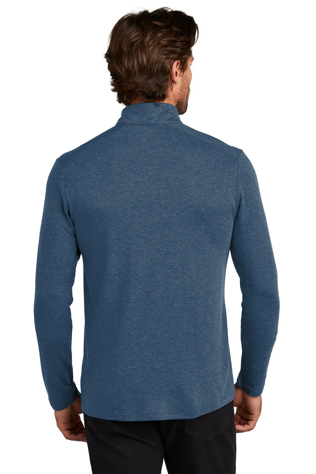 OGIO Command Custom Snap Quarter Zips, Spar Blue