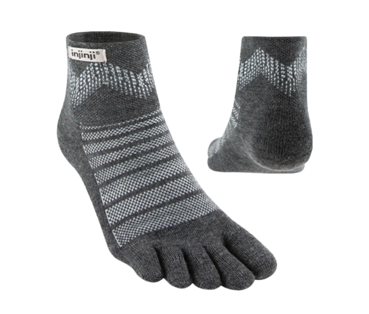 Outdoor Midweight Mini-Crew Wool. Unisex (Slate)