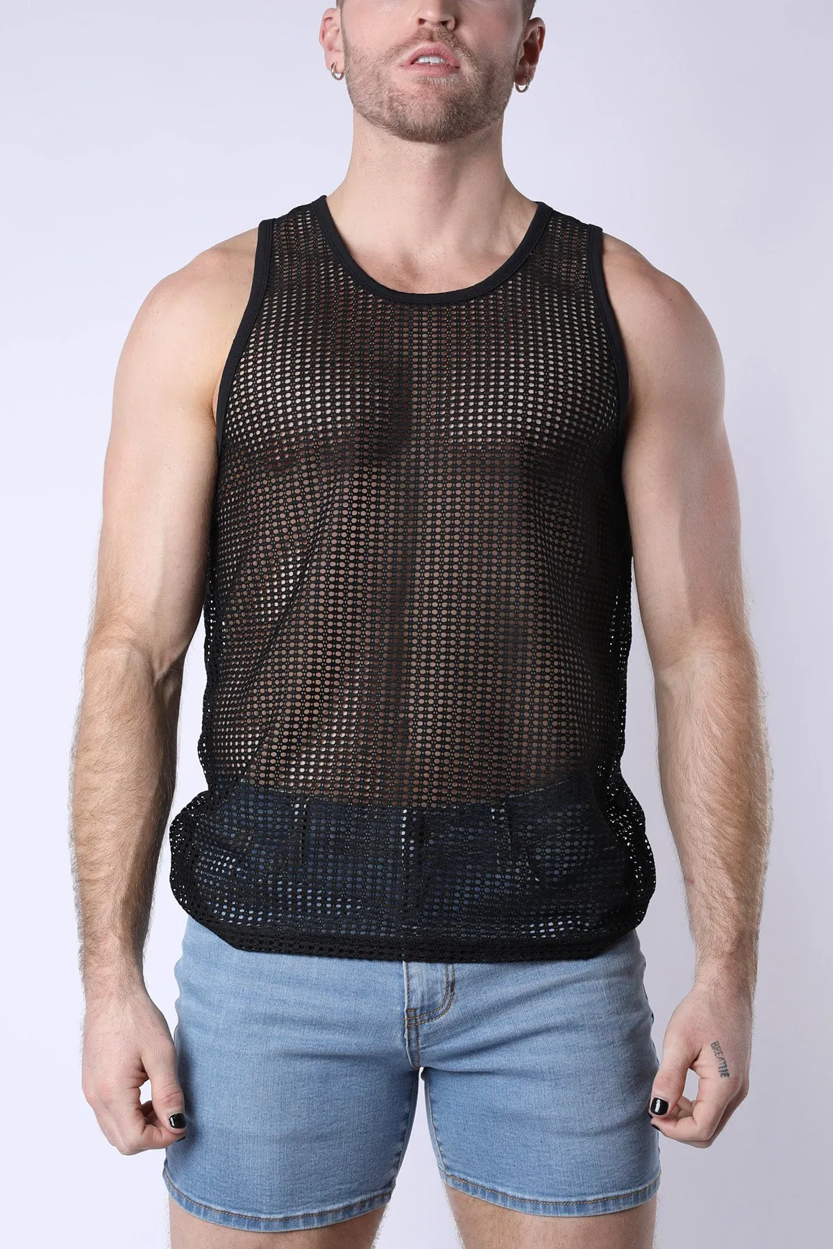 Palm Canyon Mesh Tank Top  **FINAL SALE**