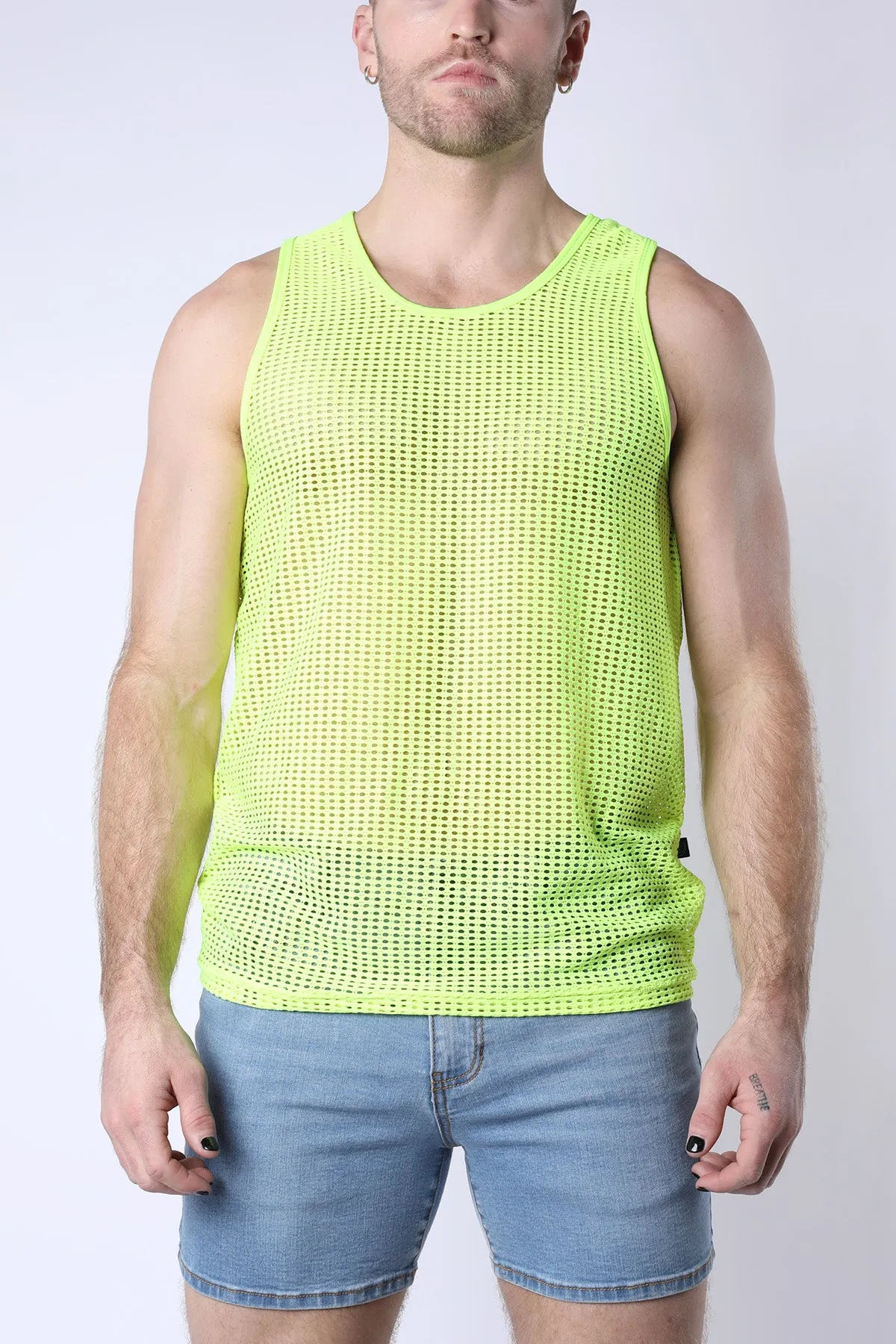Palm Canyon Mesh Tank Top  **FINAL SALE**