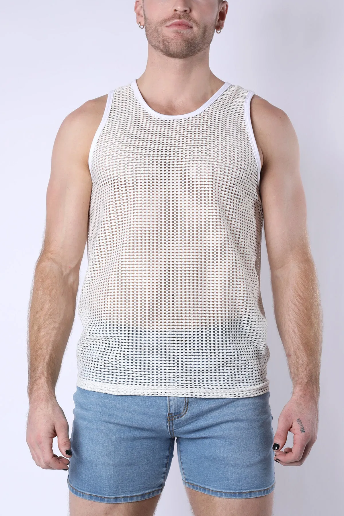 Palm Canyon Mesh Tank Top  **FINAL SALE**