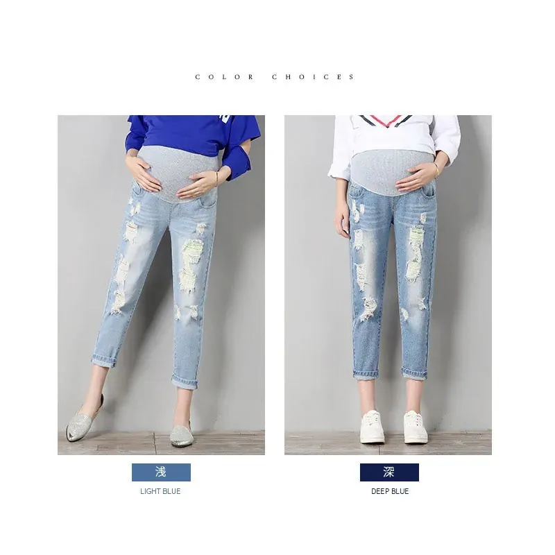 Pregnancy Abdominal Jeans^