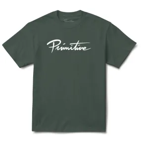 Primitive Nuevo Heavyweight Tee, Forest Green