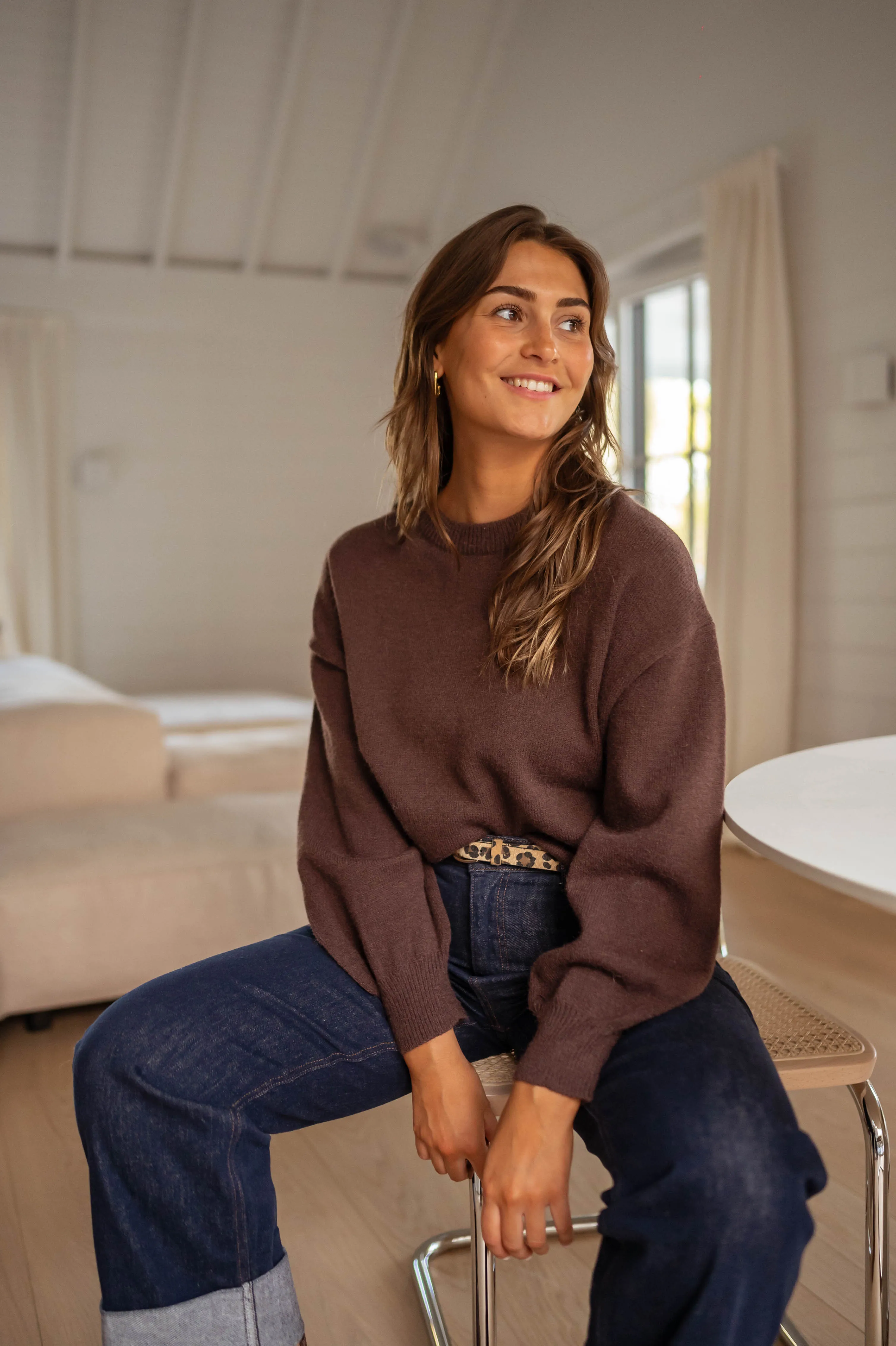 Pull Noemi - chocolat