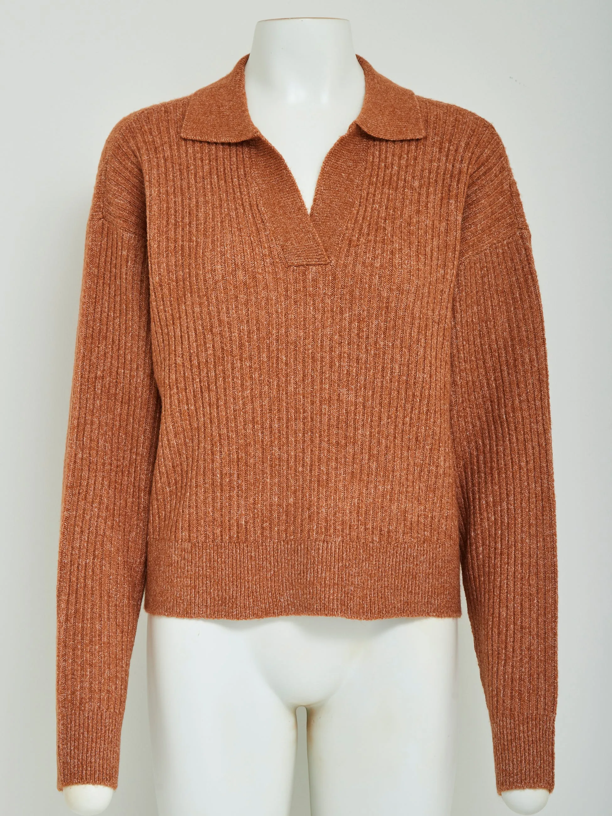 Pullower Desires DSEmma Crop Polo Knit