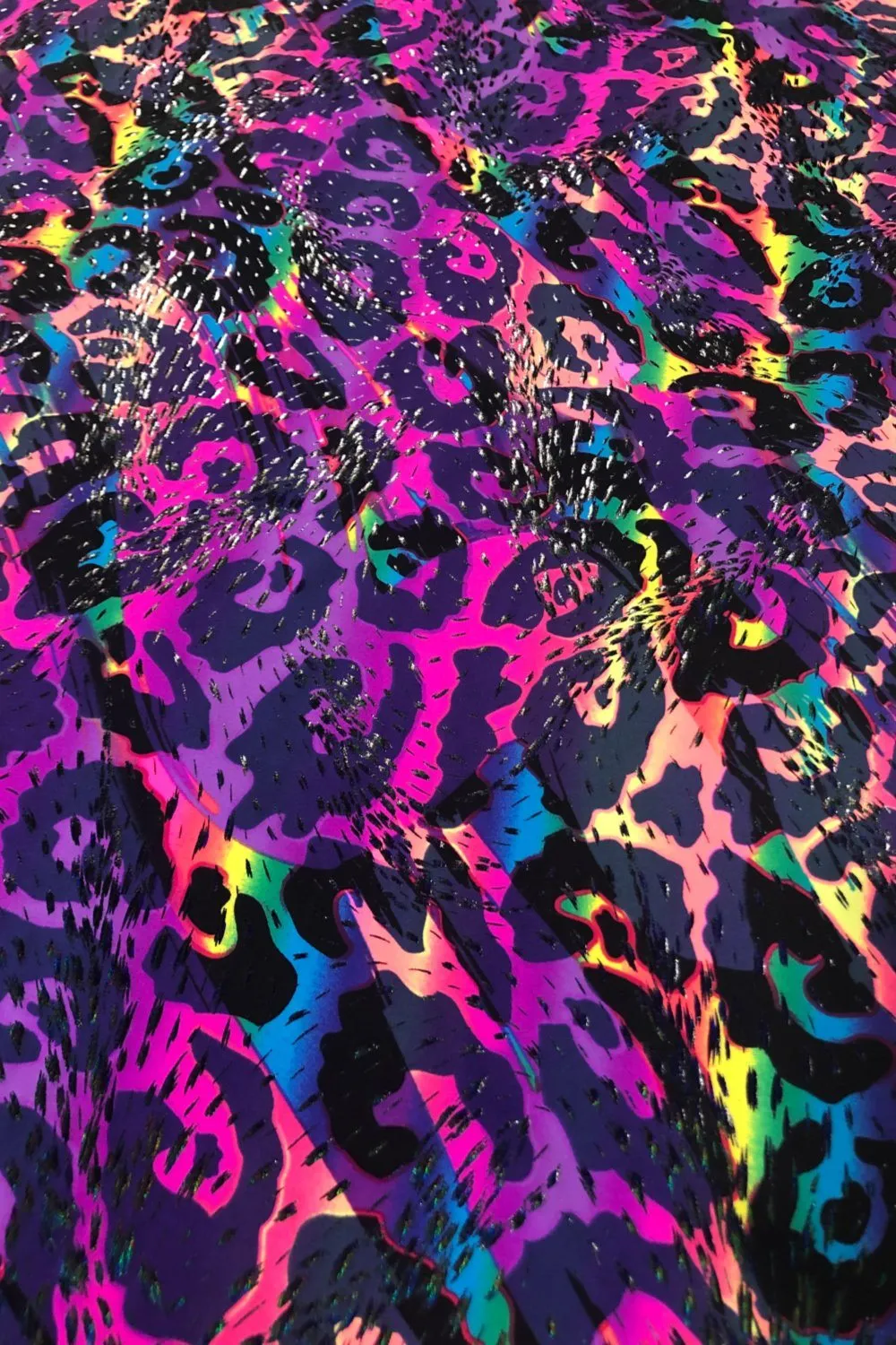 Rainbow Leopard Tank Style Skater Dress