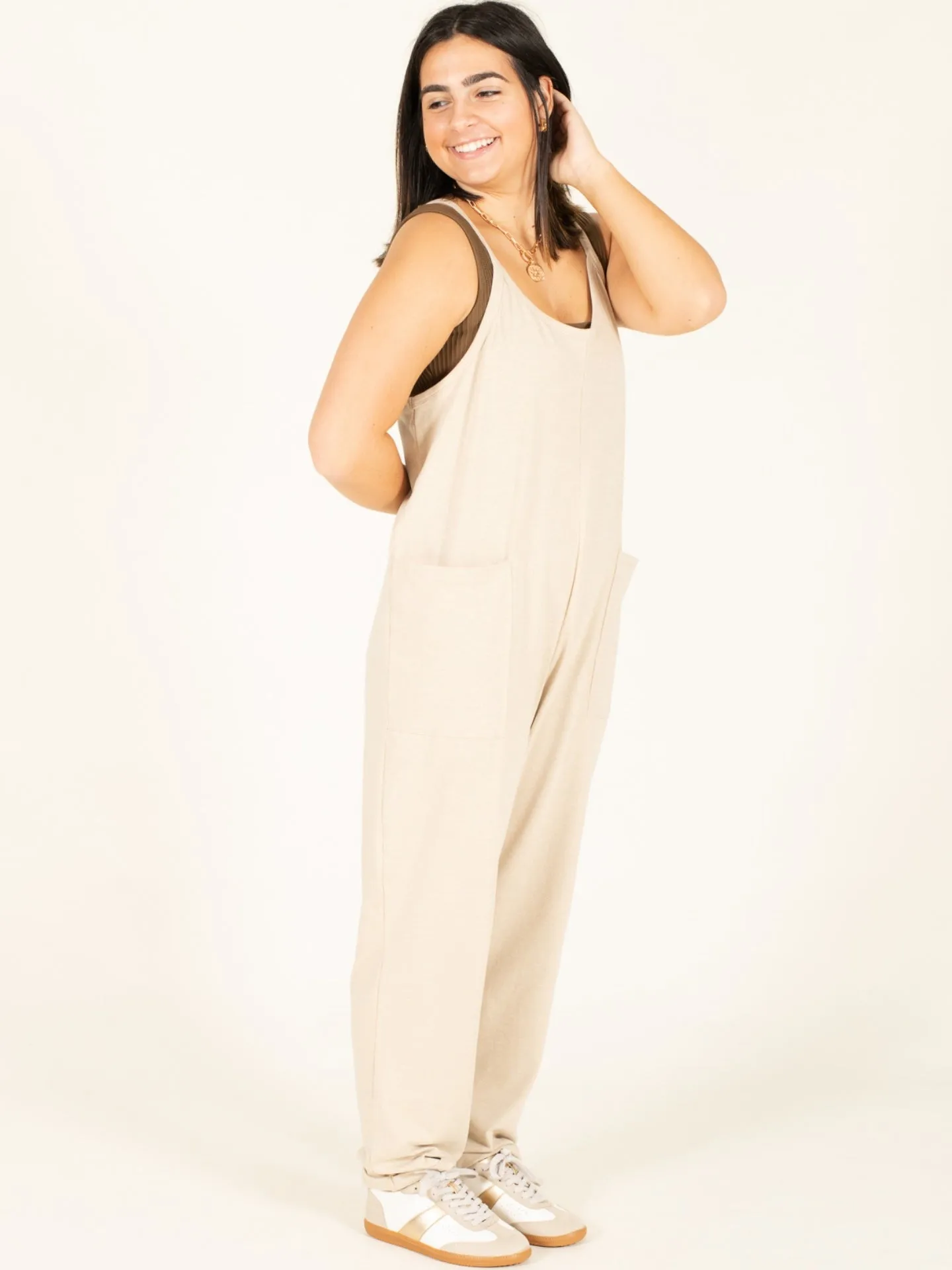 Relaxed Pocketed Jumpsuit