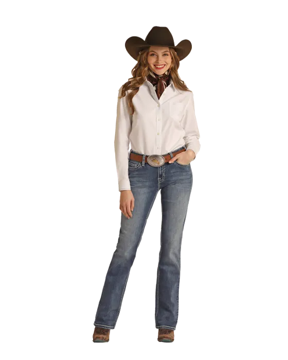 Rock & Roll Women Bootcut Riding Jean