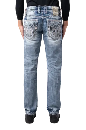 Rock Revival Bryant Distressed Straight Jeans