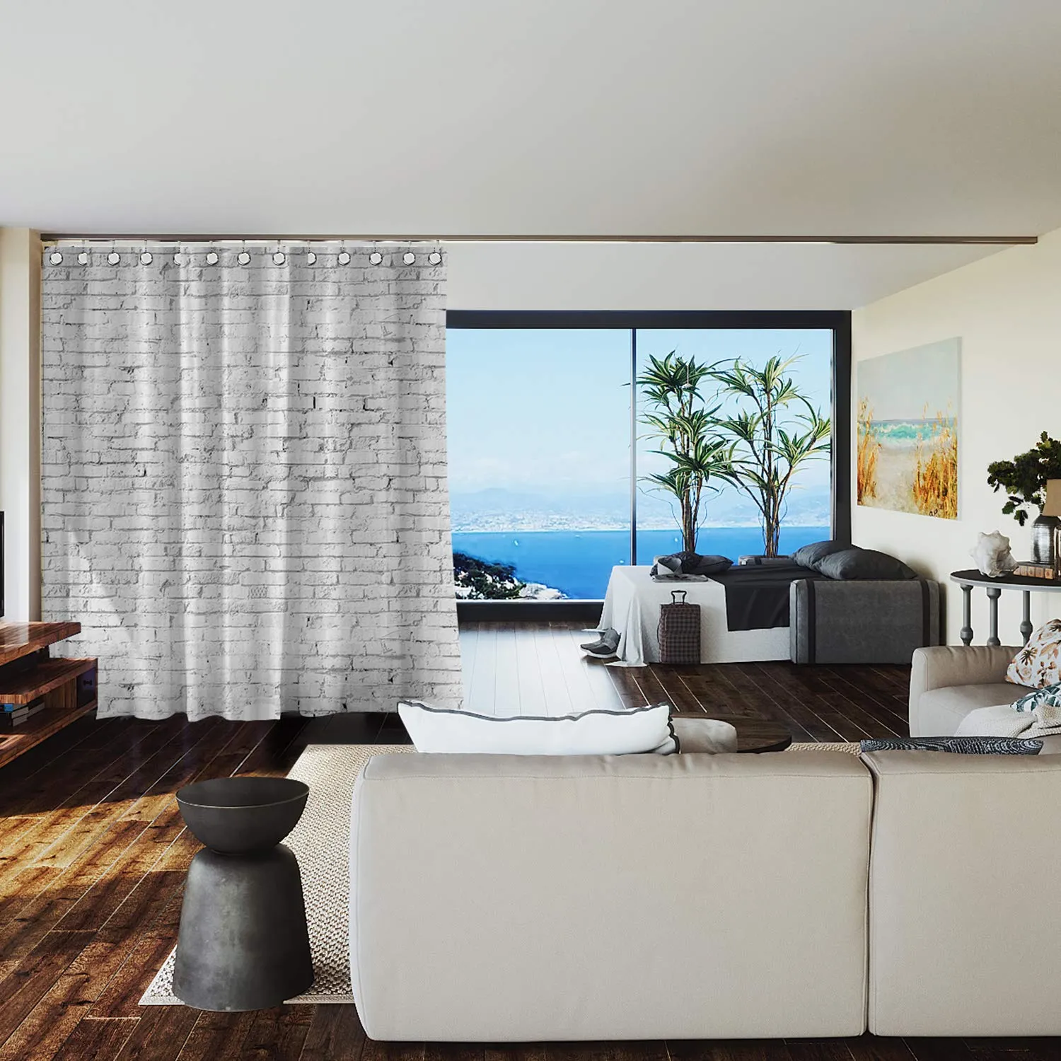 Room Divider Curtain, 8ft Tall X 10ft Wide