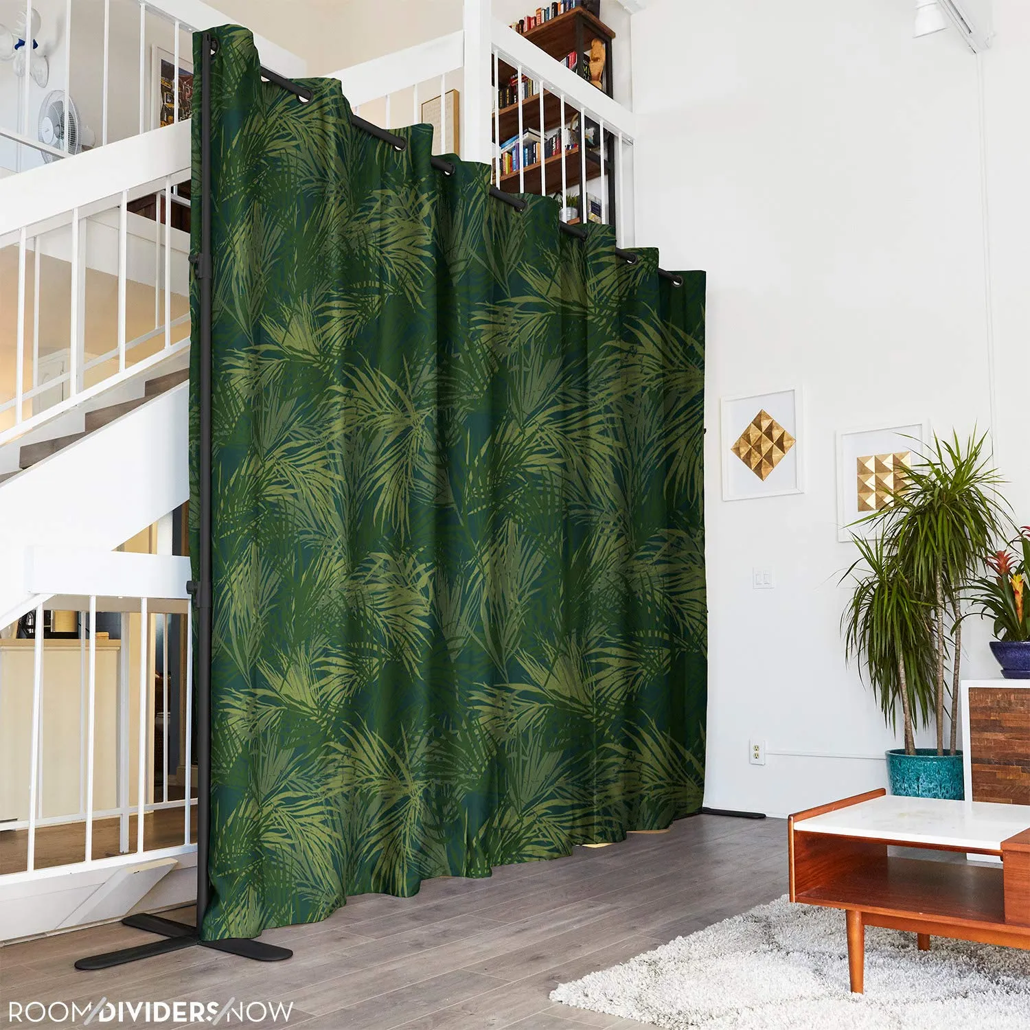 Room Divider Curtain, 9ft Tall X 15ft Wide (Jungle)  Premium