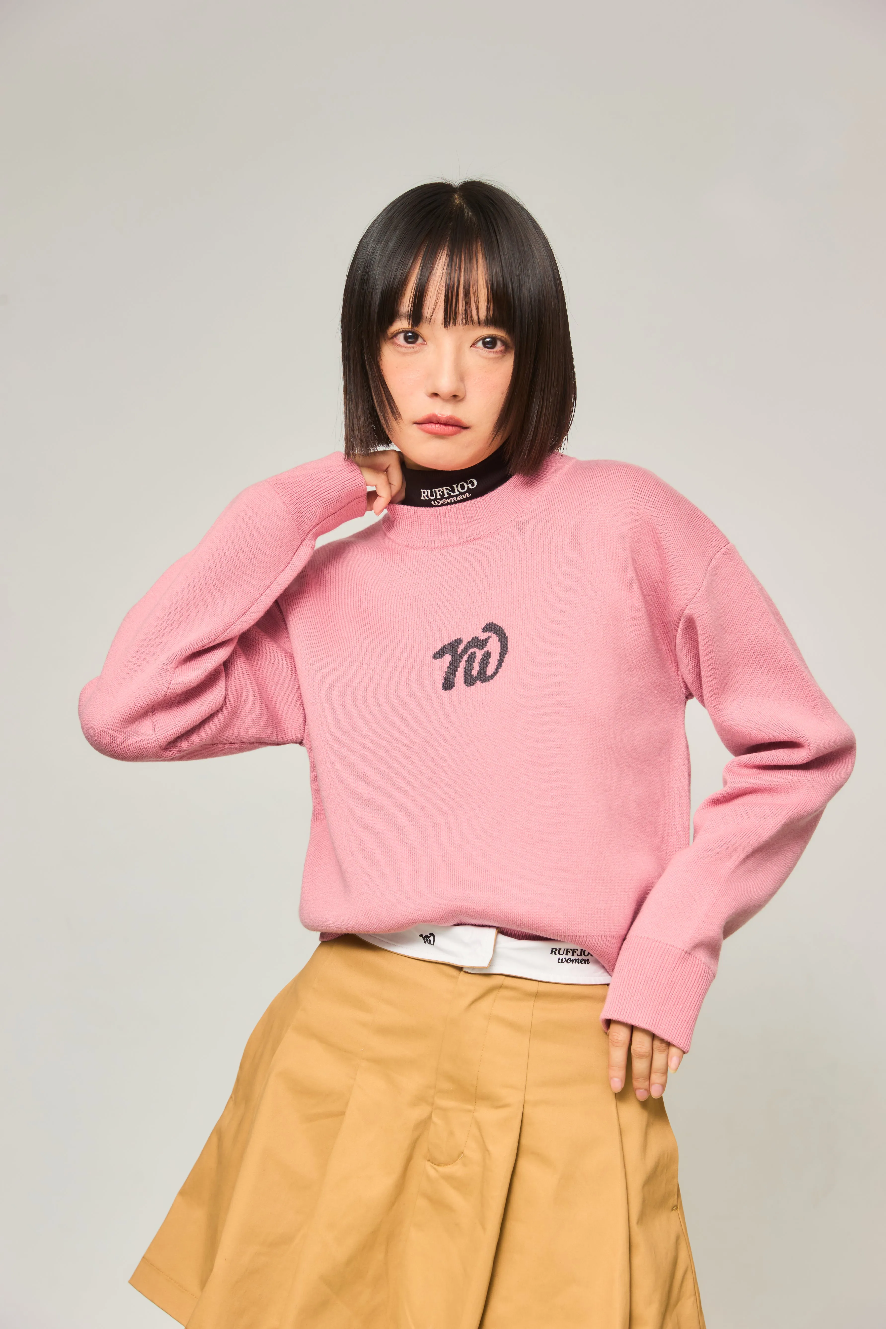 RW jacquard knit PINK