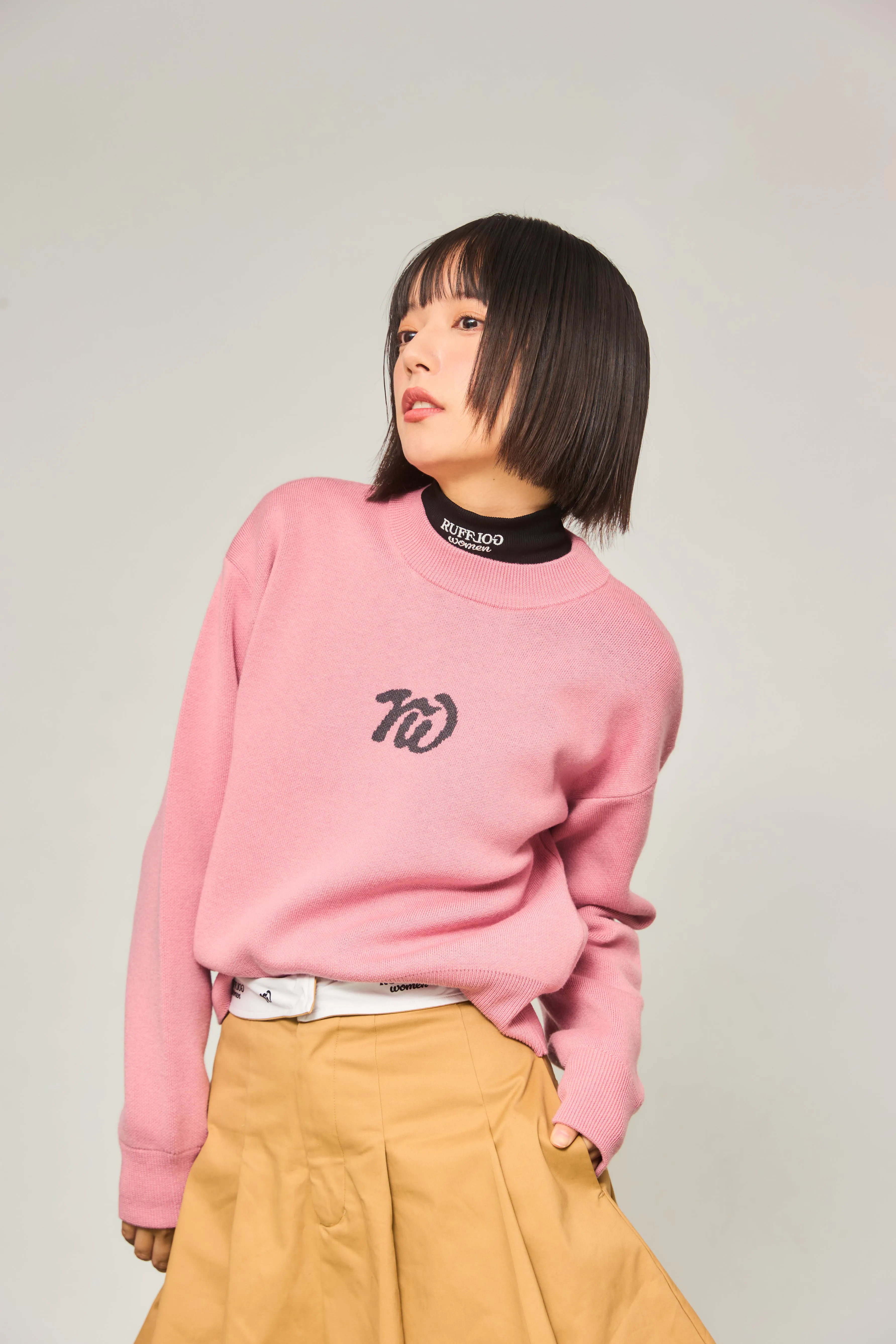RW jacquard knit PINK