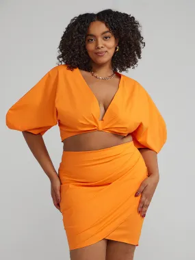 Shay Puff Sleeve Crop Top