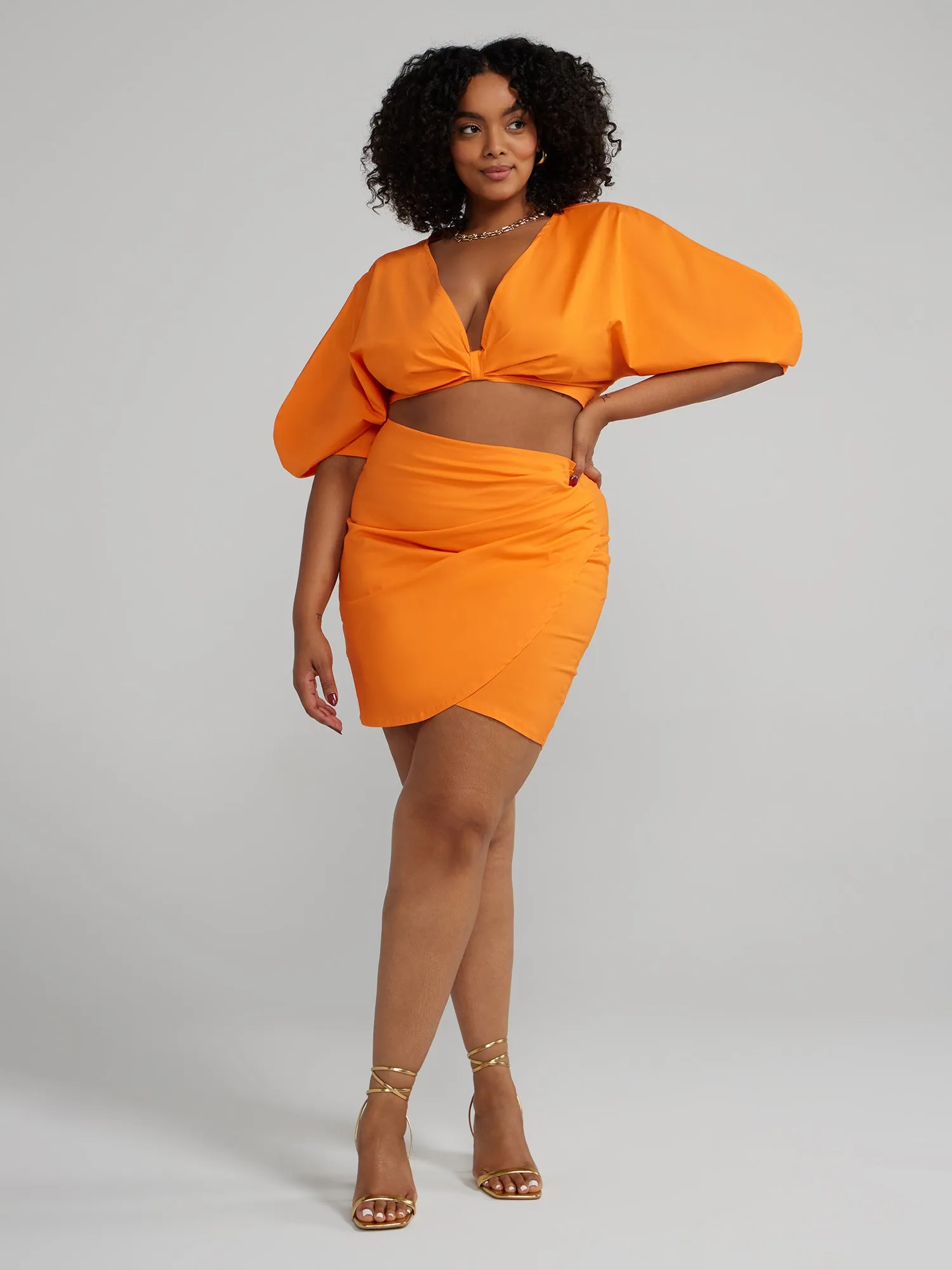 Shay Puff Sleeve Crop Top