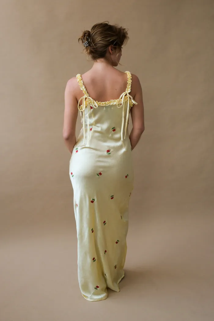 SIMONE SLIP MIDI DRESS