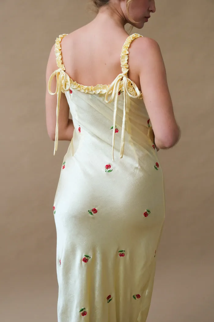 SIMONE SLIP MIDI DRESS