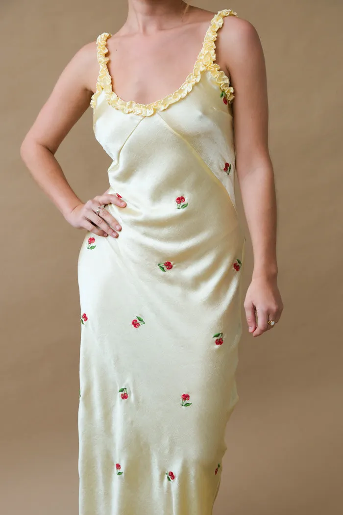 SIMONE SLIP MIDI DRESS