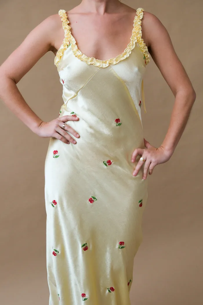 SIMONE SLIP MIDI DRESS