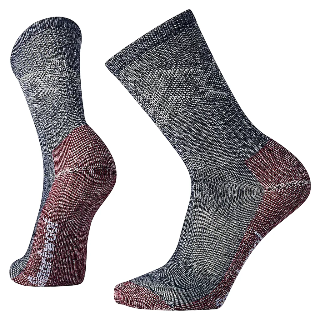 Smartwool Hike Classic Edition Mountain Pattern Crew Socks - Light Cushion