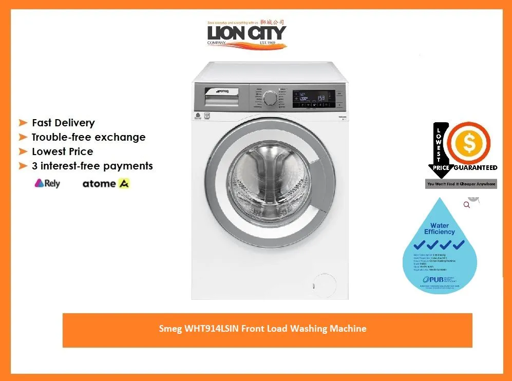 Smeg WHT914LSIN Front Load Washing Machine