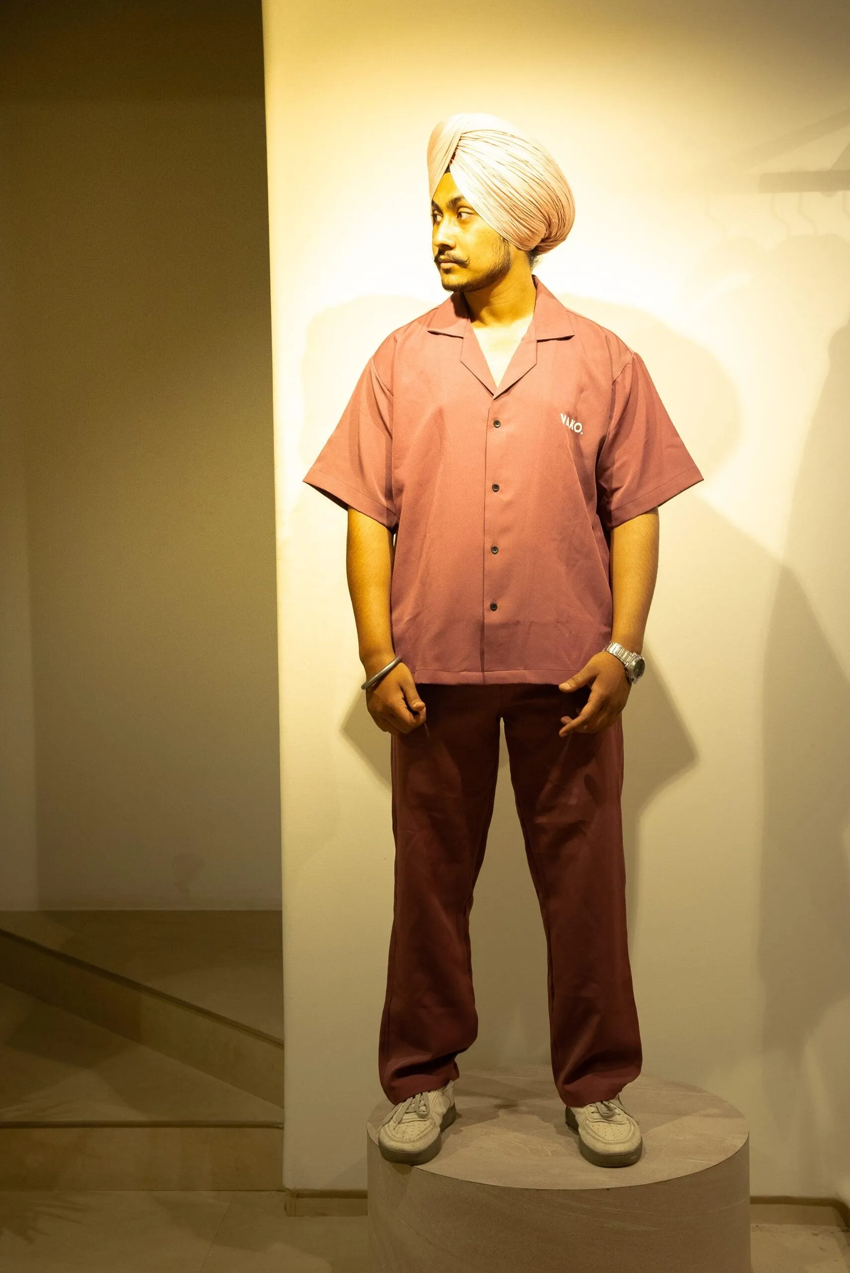 Son Of God Plum Bowling Shirt