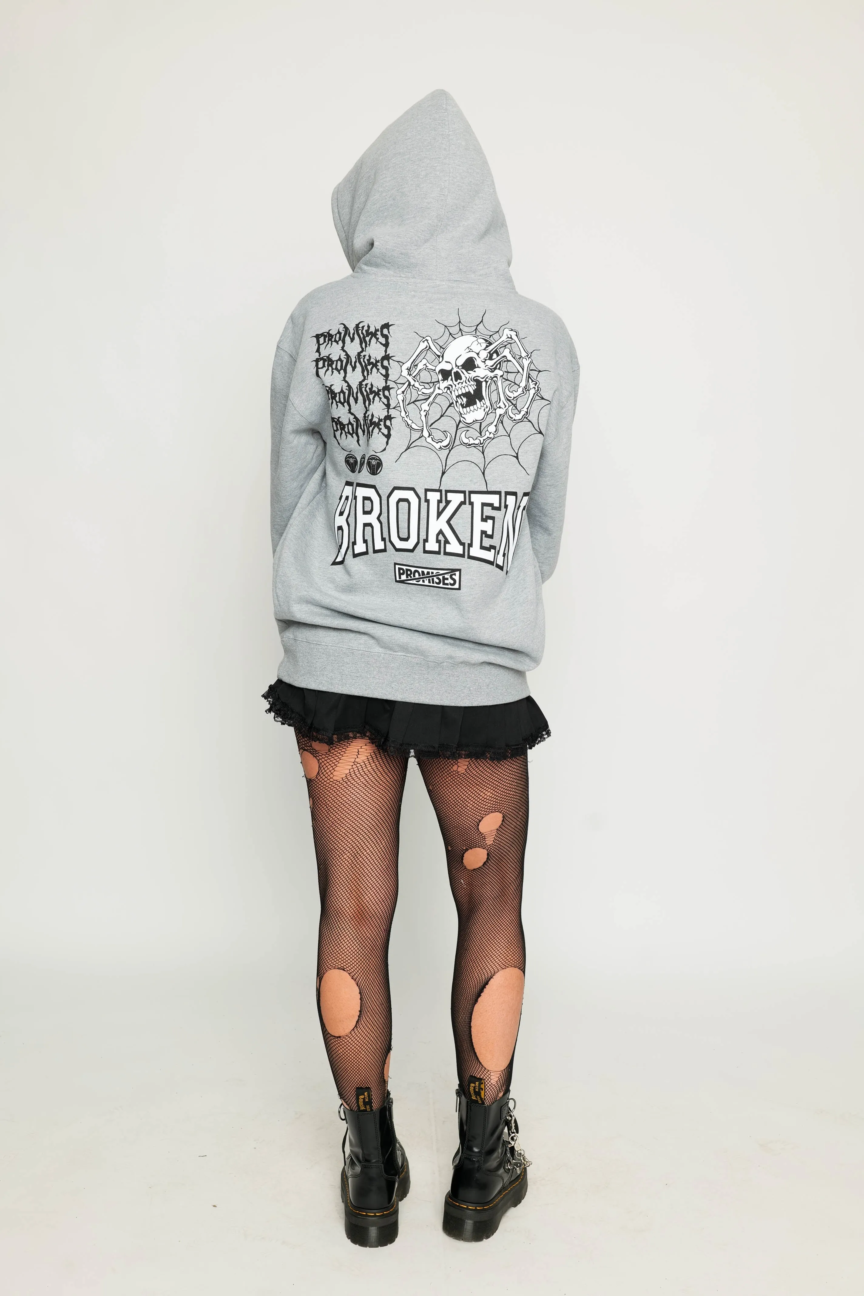 Spiderling Hoodie Grey