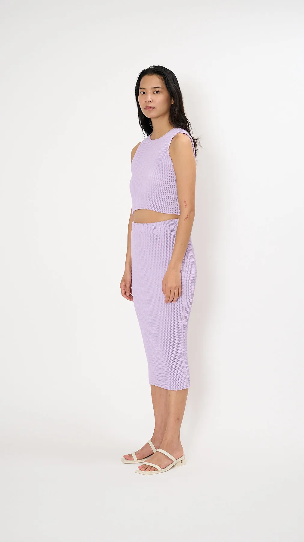Spongy-46 Skirt in Light Purple