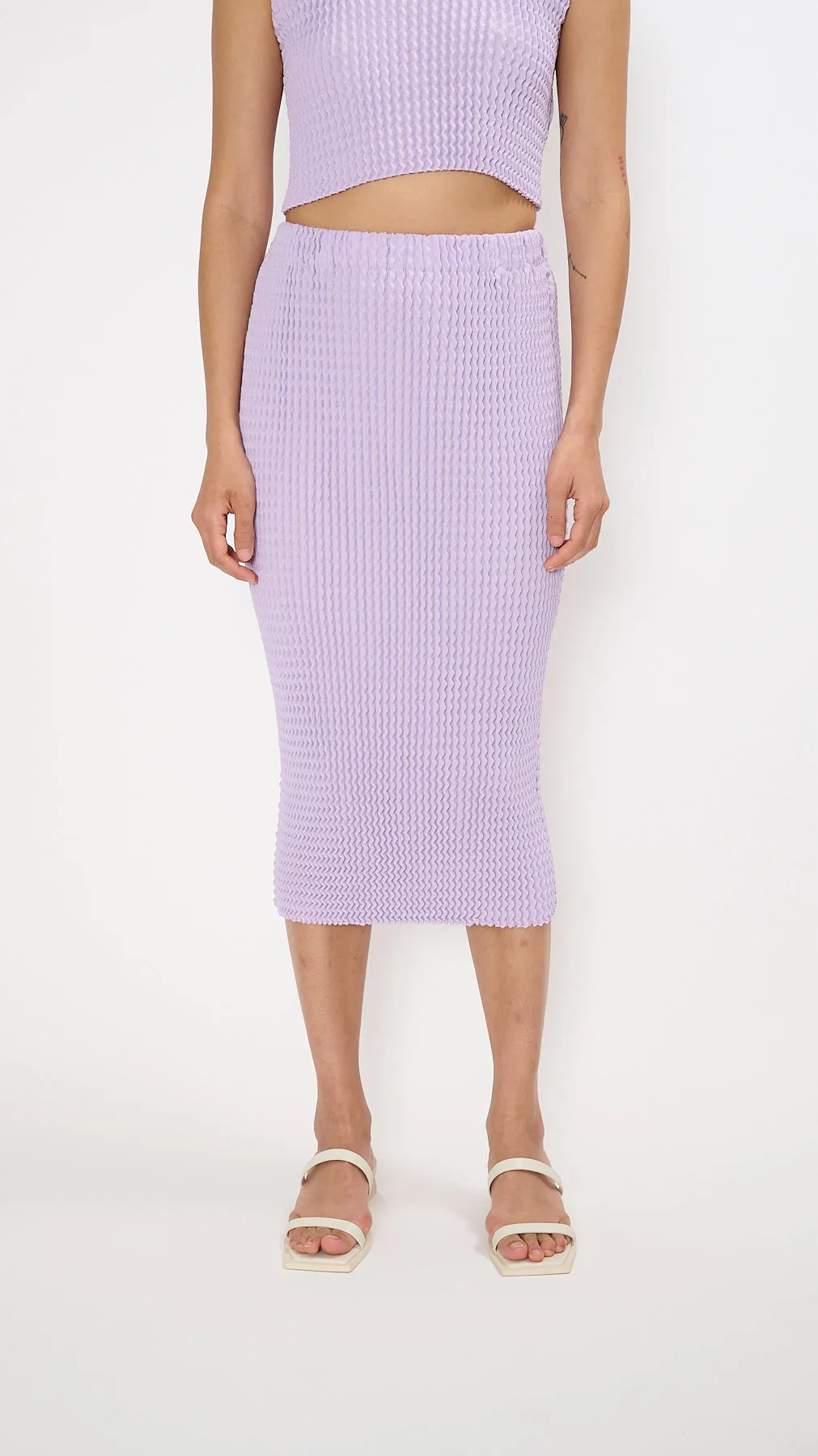 Spongy-46 Skirt in Light Purple