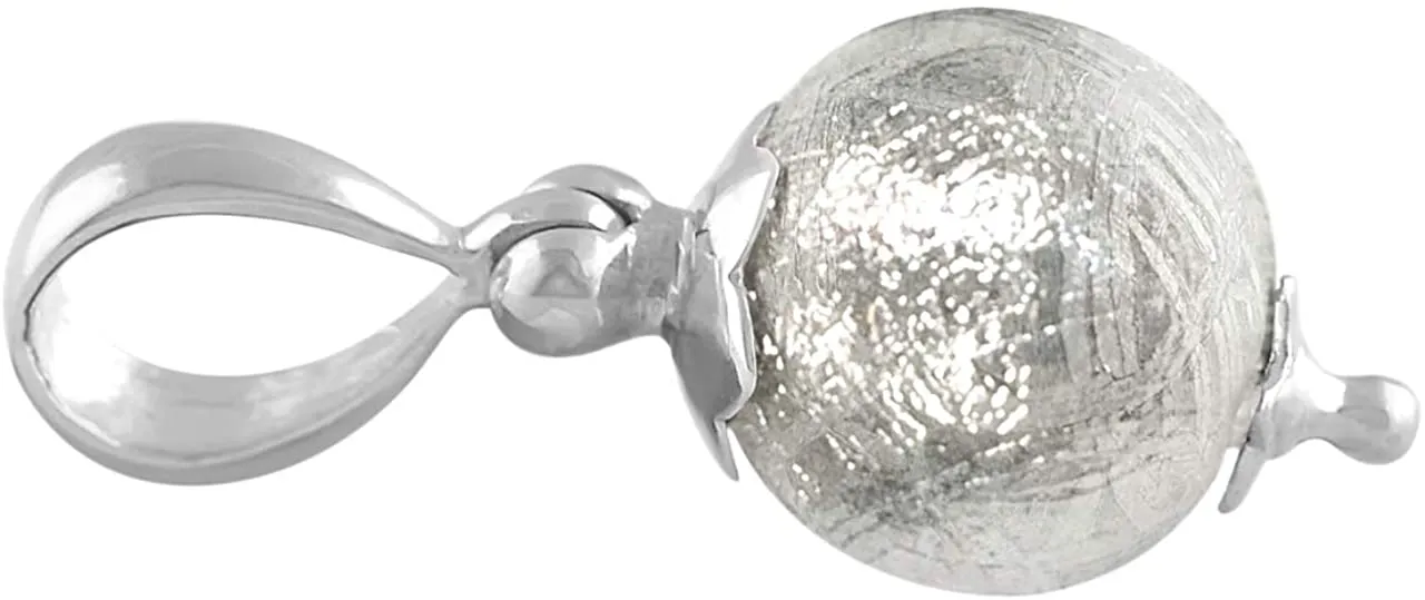 Starborn Creations Sterling Silver Muonionalusta Meteorite Pendant