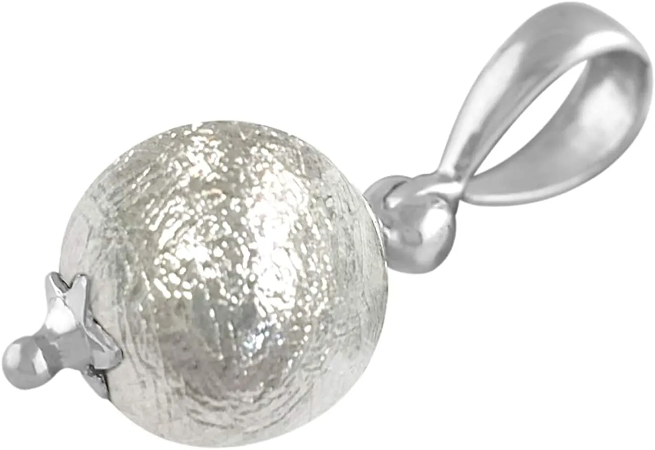 Starborn Creations Sterling Silver Muonionalusta Meteorite Pendant