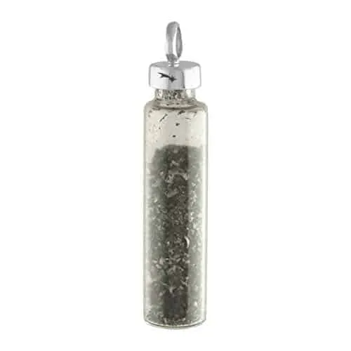 Starborn Sterling Silver Gibeon Meteorite Star Dust Pendant