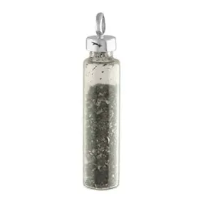 Starborn Sterling Silver Gibeon Meteorite Star Dust Pendant