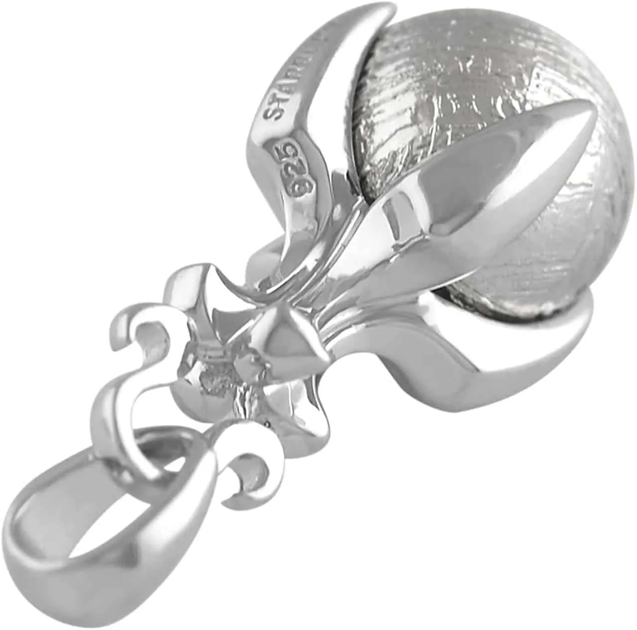 Starborn Sterling Silver Muonionalusta Meteorite Claw Pendant